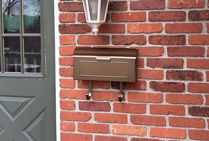 Special Lite Horizon Horizontal Wall Mount Mailbox - Bronze Aluminum Mailbox for Wall Mount - SHH-1006-HBZ