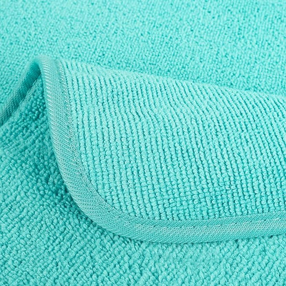 POLYTE Premium Lint Free Microfiber Washcloth Face Towel, 13 x 13 in