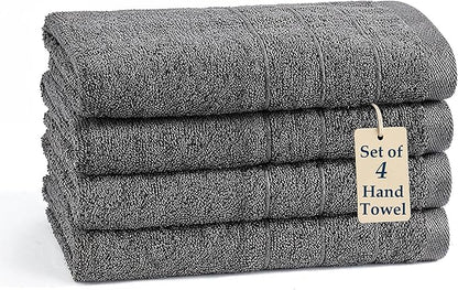 CASA PLATINO Hand Towels for Bathroom