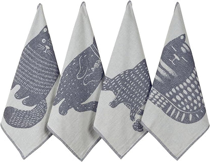 sea me at home Cat Themed Funny Dish Towels