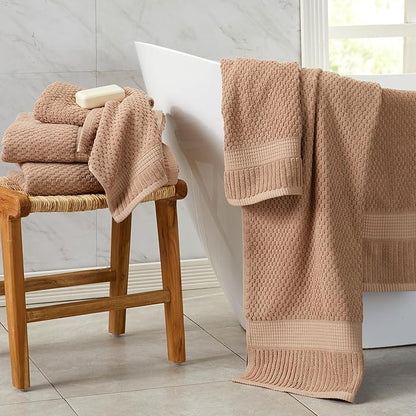 NY Loft 100% Cotton Towel Set 6 Piece Towel Set | Super Soft & Absorbent