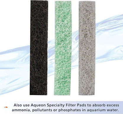 Aqueon QuietFlow 10 LED PRO Aquarium Fish Tank Power Filter For Up to 20 Gallon Aquariums