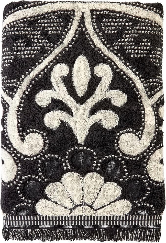 SKL Home Amherst Medallion 100% Cotton Premium Bath Towel, 600 GSM, Soft &