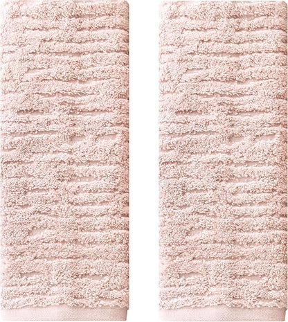 SKL Home CloudSoft 100% Cotton Luxury 2-Piece Hand Towel Set, 600 GSM, Ultra