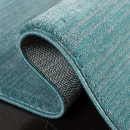 SAFAVIEH Vision Collection Area Rug - 5'1" x 7'6", Aqua, Modern Ombre Design, Non-Shedding & Easy to Clean, Ideal for Living Room, Bedroom, Dining Space (VSN606B)