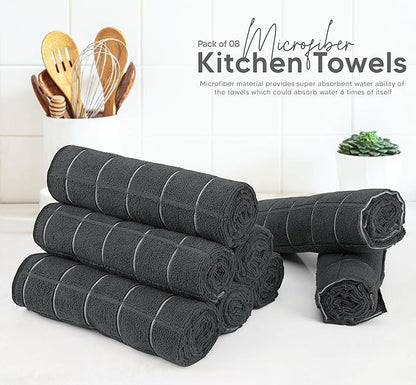 Utopia Towels - Microfiber Kitchen Towels, Super Absorbent 18 x 26 Inches