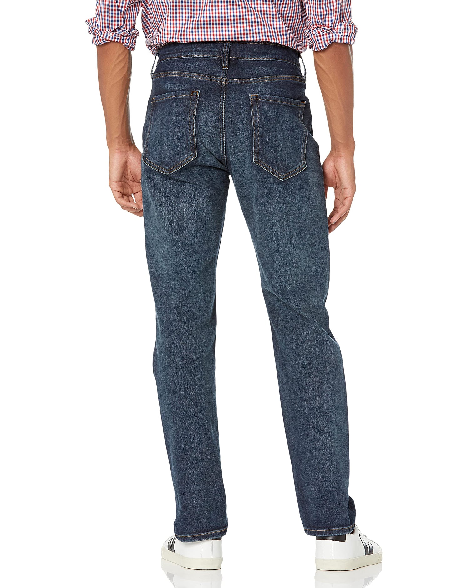 Amazon Essentials Men's Athletic-Fit Stretch Jeans - Dark Wash, 34W x 30L