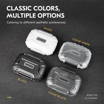 CCZ ZC01 in Ear Monitor Case, Portable Earbud IEMs Case, Waterproof Earphone Storage Box, Travel Carrying Organizer for Headphones, IEM Cables, Fit for KZ ZS10 Pro/ZS10 Pro X/ZS12 Pro X (Black)