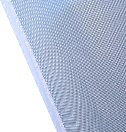 Oxford Fabric Space Saving Door-Hanging Laundry Hamper Bag + 2 Stainless Steel