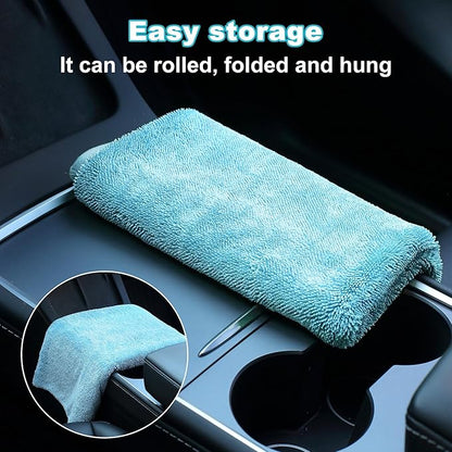 JOYMOOP Microfiber Towels for Cars, 35.4" x 23.6" Car Drying Towel, Quick