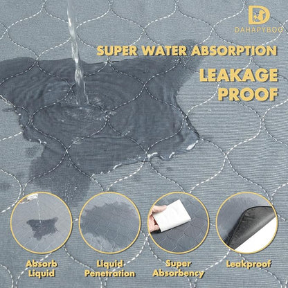 DAHAPYBOO Extra Large Washable Pee Pads for Dogs 36x72,2Pack | Reusable Puppy Pads for Dogs Non-Slip Waterproof Pet Training Pads for Crate, Playpen, Bed, Sofa,Whelping Box, Potty Training