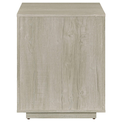 Coaster Home Furnishings - Loomis - Engineered Wood & Veneer - 3-Drawer Modern File Cabinet with Drawer Pulls and Euro Glides - Home Office - Whitewashed Gray - 805882