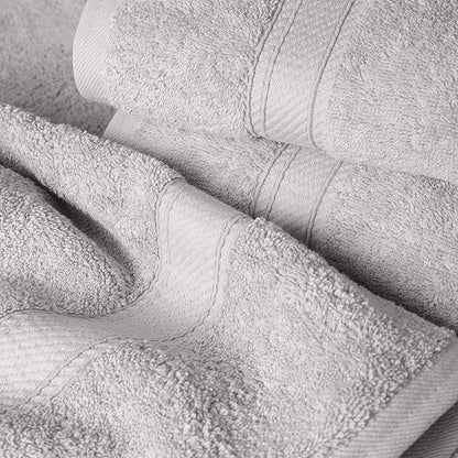 SUPERIOR Solid Egyptian Cotton Towel Set, Washcloths 13” x 13”, Hand Towels 20”