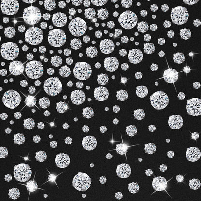 420 PCS Sew On Rhinestones, PAGOW Sewing Rhinestones with Silver Claw, Embellishments for Wedding Dress, Bags, Shoes (10mm, 8mm, 7mm, 5mm, 4.5mm, 3.5mm and 3mm Diameter)