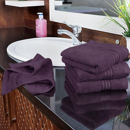 Utopia Towels Wash Cloths Set, 12 by 12 Inches, 100% Cotton Ring Spun, Highly