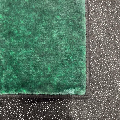 Qmkmyy Luxury Emerald Green Black Gold Marble Abstract Bedroom Rugs 5'x8' for Living Room Modern Aesthetic Glitter Area Rug Soft Cozy Carpet Floor Mats