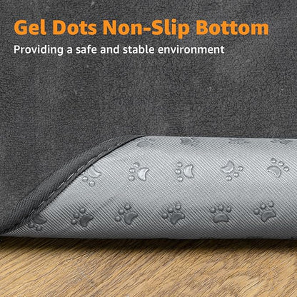 Washable Pee Pads for Dogs 72x72: 4-Layer Extra Large Reusable Puppy Pad Non-Slip Backing, Waterproof Dog Pee Pad Washable for Potty Training, Playpen, Senior Dogs, Whelping, Incontinence
