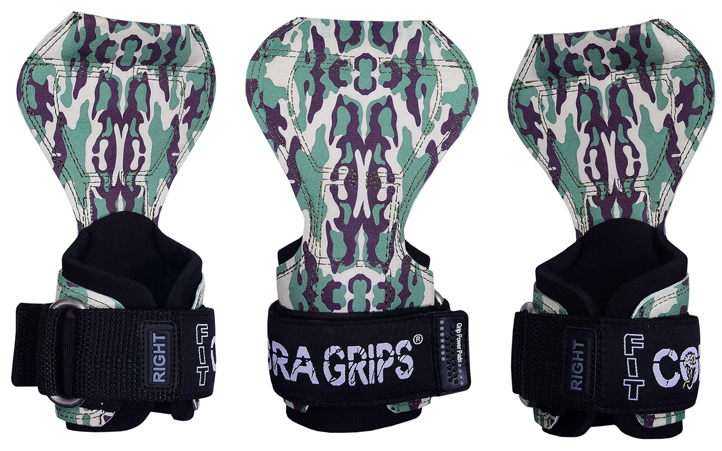 Cobra Grips PRO Weight Lifting Gloves Heavy Duty Straps Alternative Power Lifting Hooks for Deadlifts Adjustable Neoprene Padded Wrist Support Bodybuilding