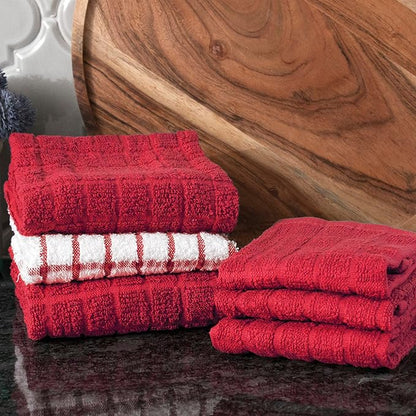 Ritz Premium Kitchen Towel and Dish Cloth Value Set: Highly Absorbent, Super