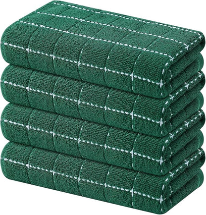 Mordimy 100% Cotton Terry Cloth Kitchen Towels, Super Soft and Absorbent Dish
