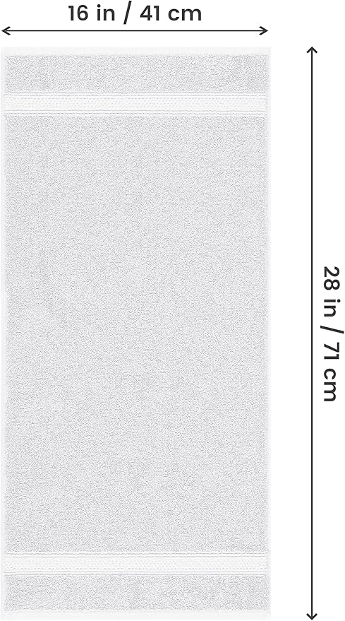 Utopia Towels 6 Pack Premium Hand Towels Set, 16 by 28 inches, 100% Ring Spun