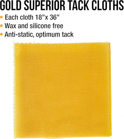 Dura-Gold - Pure Gold Superior Tack Cloth, Woodworking, Automotive Paint
