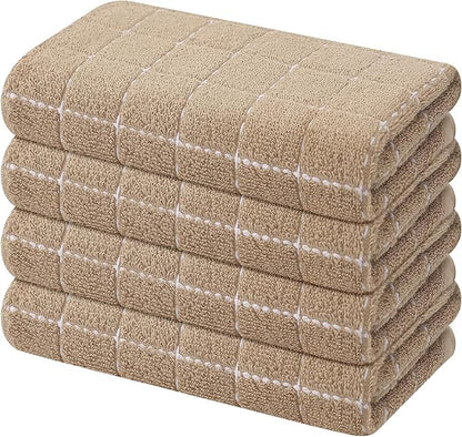 Mordimy 100% Cotton Terry Cloth Kitchen Towels, Super Soft and Absorbent Dish