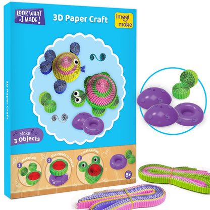 Imagimake 5-in-1 Awesome Craft Kit | Includes 15+ Projects | Crafts for Kids Ages 4-8 | 5 to 7 Year Old Girl Birthday Gifts | Arts and Crafts for Kids Ages 6-8 | 6 Year Old Girl Birthday Gift