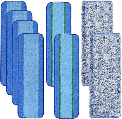 8 Pack Microfiber Cleaning Pad for Bona Mop Hardwood & Hard Surface Floors Dry