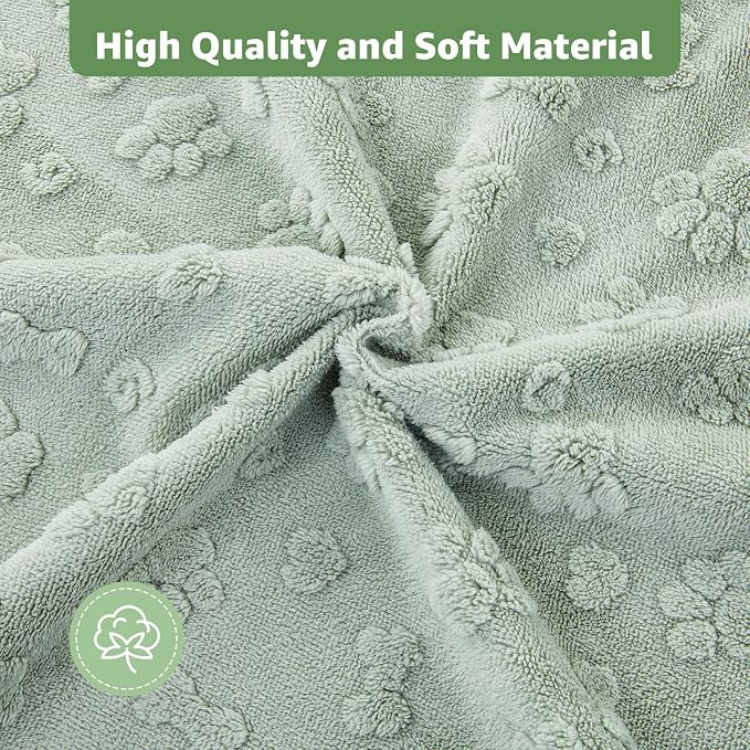 LOOBANI Washable Pee Pads for Dogs: 4 Pack Super Absorbent Reusable Puppy Pads, Leakproof and Waterproof Dog Training Pads Whelping Pads for Potty, Floor, Crate, Couch, Bed and Travel, 30"x34"