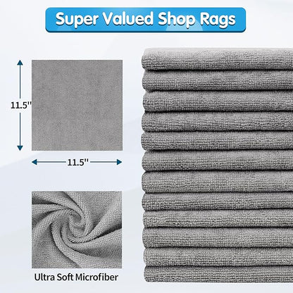 FIXSMITH Shop Towels, Microfiber Towels