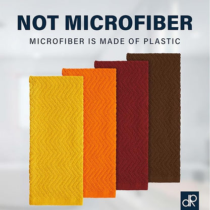 DecorRack 100% Cotton Kitchen Towels