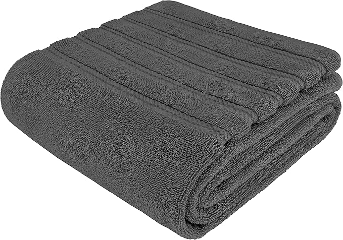 American Soft Linen 35x70 Jumbo Large Bath Towel, 600 GSM 100% Cotton Turkish