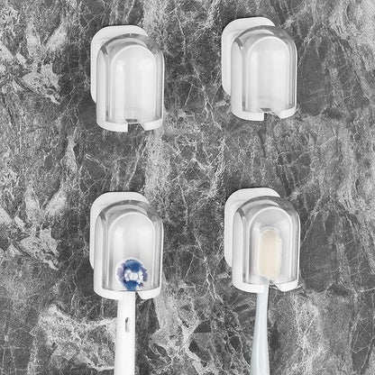4Pack Toothbrush Holder Wall Mounted