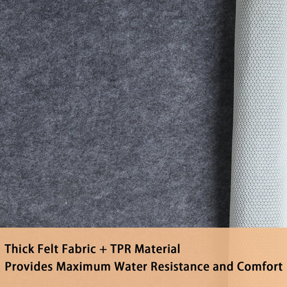 Yxzhyaba 100% Waterproof Rug Pad, 6x9 ft Extra Large Area Rug Non-Slip Carpet Pad, Non-Slip Rug Pads for All Floors and Finishes, Felt Pad for Hardwood Floors, Keeps Carpets in Place Soft and Safe