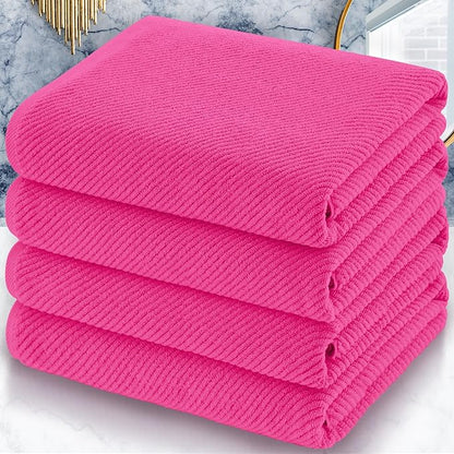 Hot Pink Bath Towels