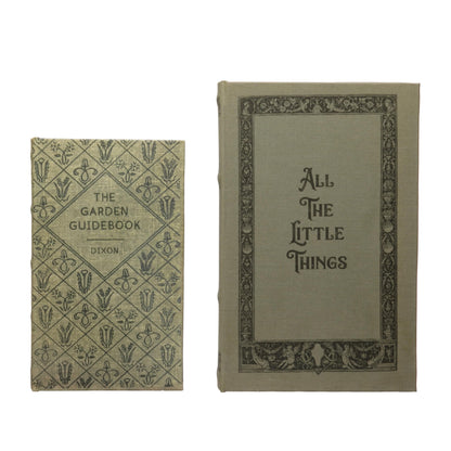MDF & Canvas Book Storage Boxes, Set of 2 All The Little Things