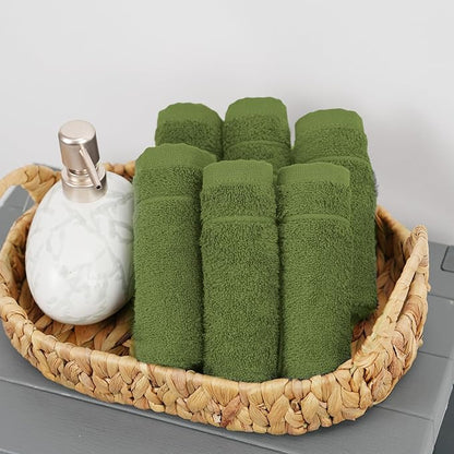 Tens Towels Pack of 60 Washcloths, 12 x 12 Inches, Lighter Weight, Quick to Dry