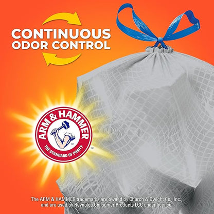 Hefty Ultra Strong Made with 50% Recovered Materials* Tall Kitchen Trash Bags