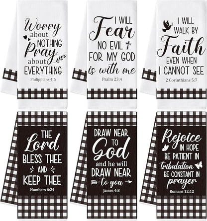 GROBRO7 Bible Verse Hand Towel