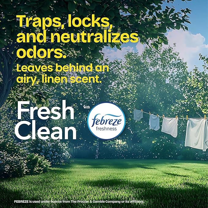 Glad ForceFlex Tall Kitchen Trash Bags, 13 Gallon, Fresh Clean