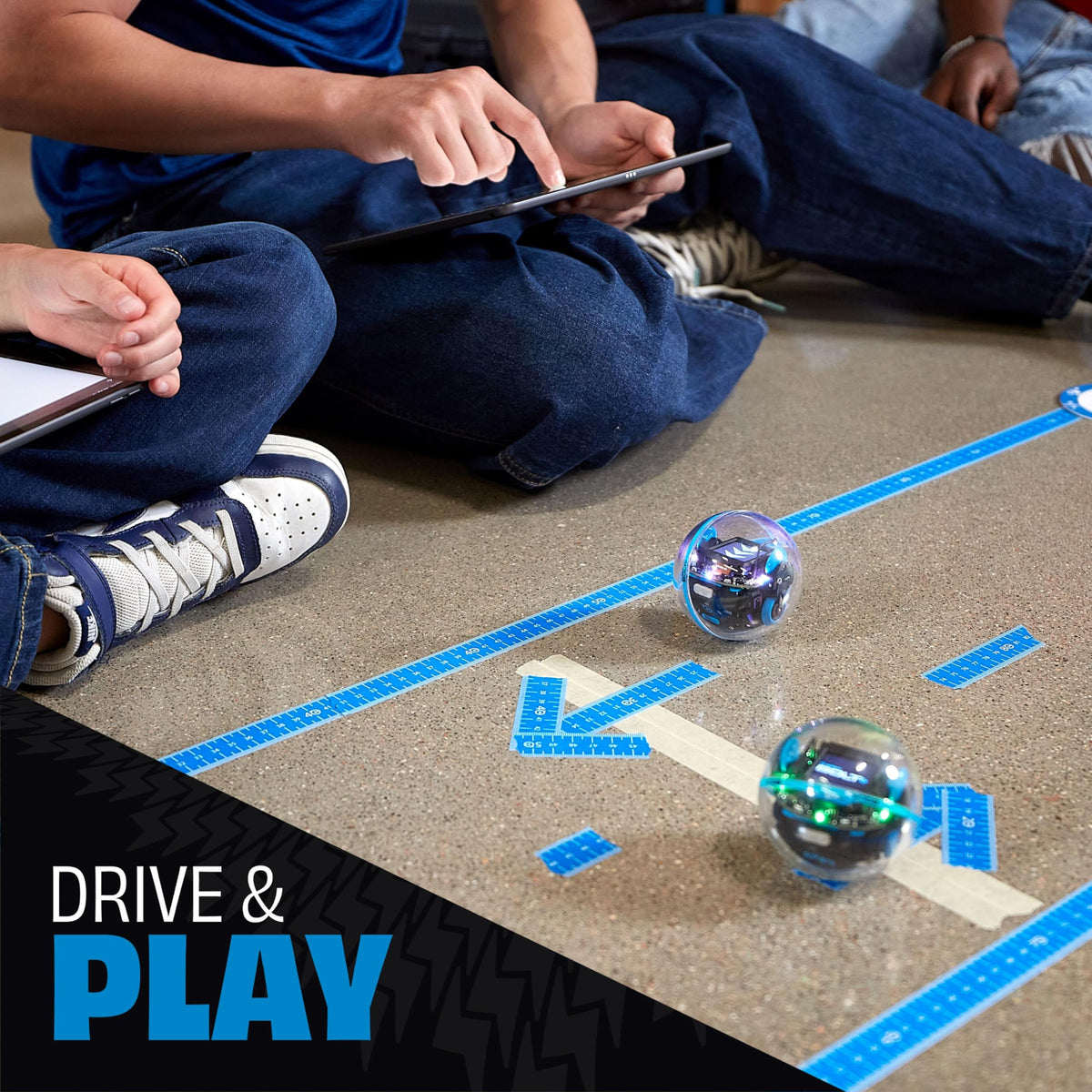 Sphero Bolt+: Coding Robot – Program with Draw, Blocks, Python & Javascript – Animated LCD Screen – Ages 8+ – Durable, Qi Charging, Waterproof
