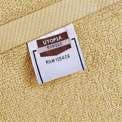 Utopia Towels 6 Pack Premium Hand Towels Set, 16 by 28 inches, 100% Ring Spun