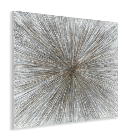 Yihui Arts Abstract Sunshine Wall Art - Hand-Painted Square Painting for Office, Hallway, Fireplace Decor with Stunning Artwork and Pictures