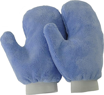 Eurow Microfiber Terry Weave Dusting & Polishing Mitt, Scratch-Free, Ultra-Soft