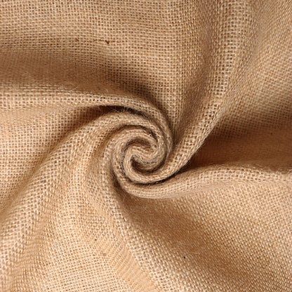 Tepo Burlap Fabric 25" x 15 Feet (5 Yards) – Natural Jute Fabric for DIY Crafts, Wrapping, and Decorations - Eco-Friendly Multipurpose High-Density Material for Home, Garden, and Rustic Wedding Decor