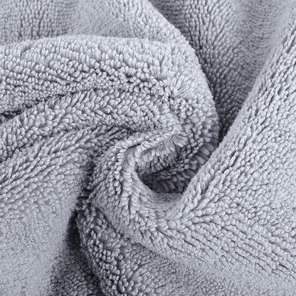 POLYTE Premium Lint Free Microfiber Washcloth Face Towel, 13 x 13 in