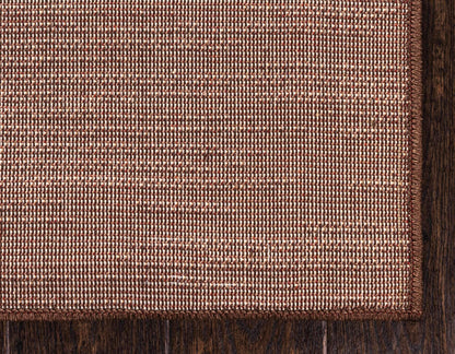 Unique Loom Autumn Collection Modern Contemporary Casual Abstract Area Rug, 5' 3" x 8', Multi/Dark Brown