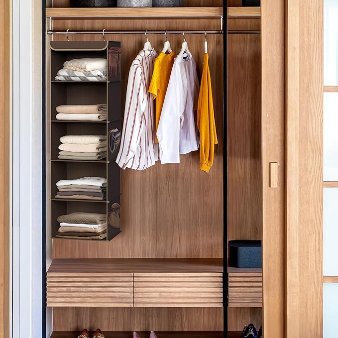 Simple Houseware 5 Shelf Hanging Closet Organizer