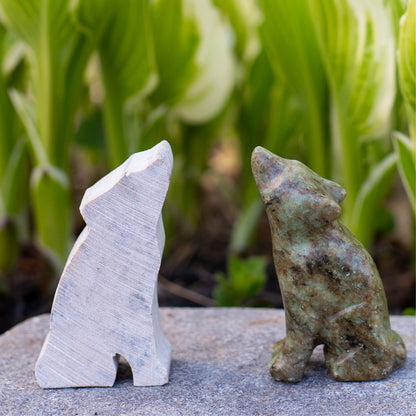 STUDIOSTONE CREATIVE DIY Arts & Crafts Carving Kit Kids Adults Wolf Sculpture Soapstone